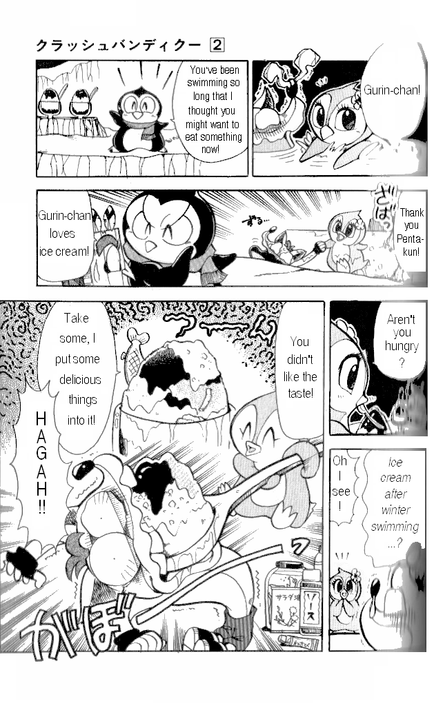 Crash Bandicoot: Dance! De Jump! Na Daibouken Chapter 12.2 page 19 - Chapter 12 v2 : Merrily at the South Pole