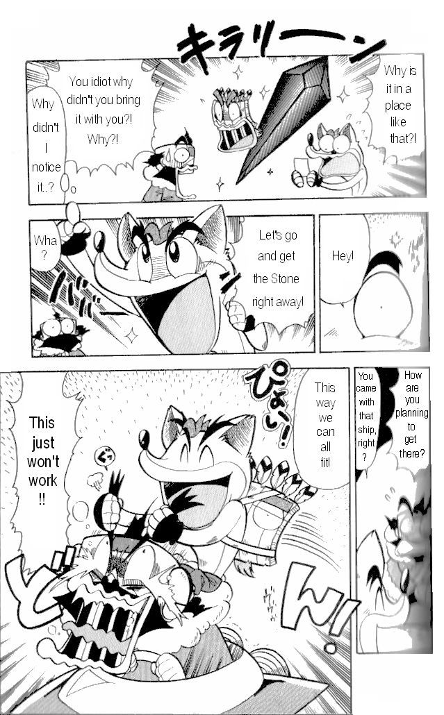 Crash Bandicoot: Dance! De Jump! Na Daibouken Chapter 12.2 page 5 - Chapter 12 v2 : Merrily at the South Pole