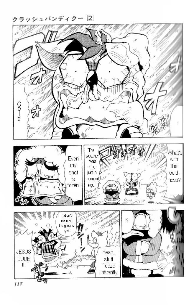 Crash Bandicoot: Dance! De Jump! Na Daibouken Chapter 12.2 page 7 - Chapter 12 v2 : Merrily at the South Pole