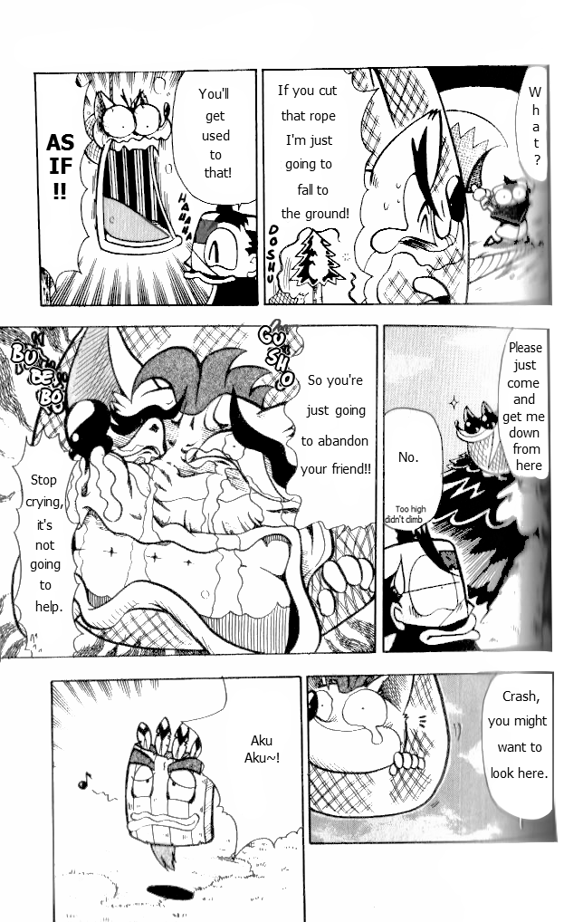 Crash Bandicoot: Dance! De Jump! Na Daibouken Chapter 13.2 page 20 - Chapter 13 v2 : The Largest and Worst Fight Possible!!