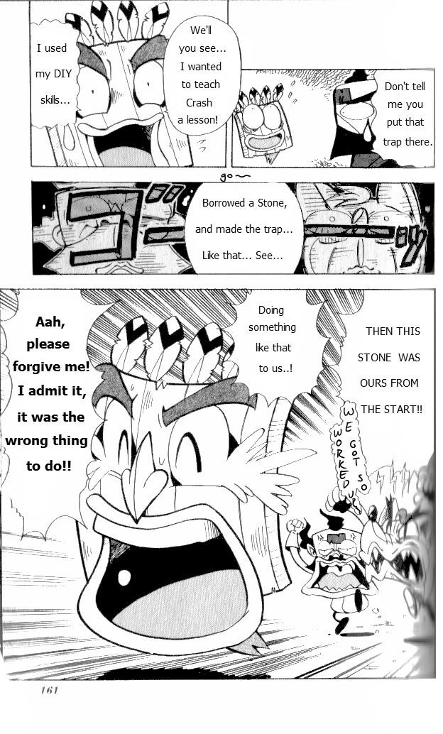 Crash Bandicoot: Dance! De Jump! Na Daibouken Chapter 13.2 page 26 - Chapter 13 v2 : The Largest and Worst Fight Possible!!