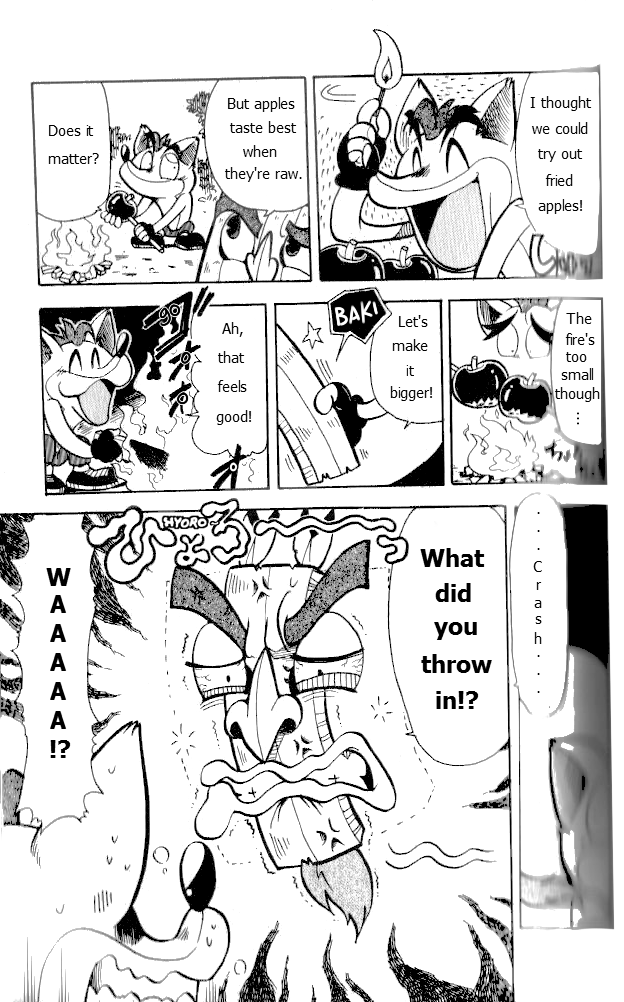 Crash Bandicoot: Dance! De Jump! Na Daibouken Chapter 13.2 page 6 - Chapter 13 v2 : The Largest and Worst Fight Possible!!