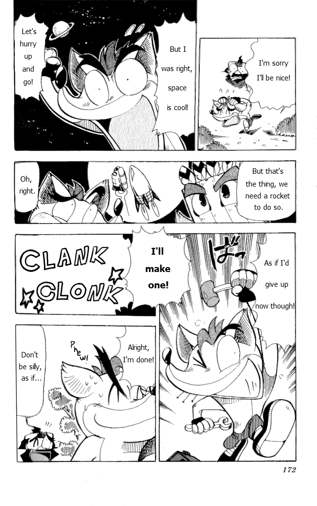 Crash Bandicoot: Dance! De Jump! Na Daibouken Chapter 14.2 page 11 - Chapter 14 v2 : Go! To Outer Space on a Jetpack!