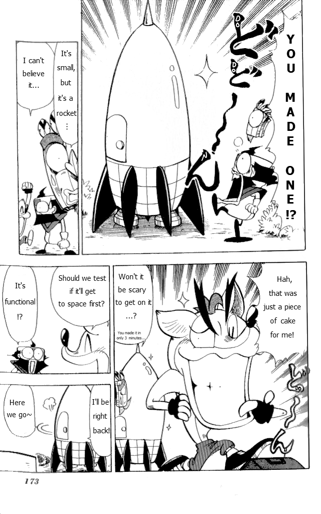 Crash Bandicoot: Dance! De Jump! Na Daibouken Chapter 14.2 page 12 - Chapter 14 v2 : Go! To Outer Space on a Jetpack!