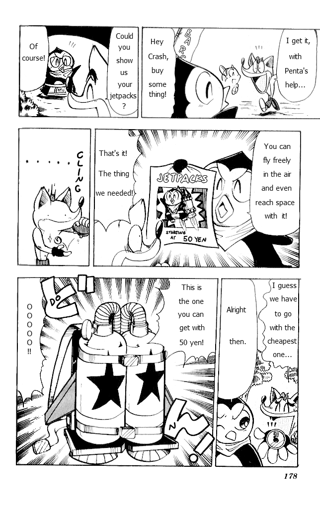 Crash Bandicoot: Dance! De Jump! Na Daibouken Chapter 14.2 page 17 - Chapter 14 v2 : Go! To Outer Space on a Jetpack!