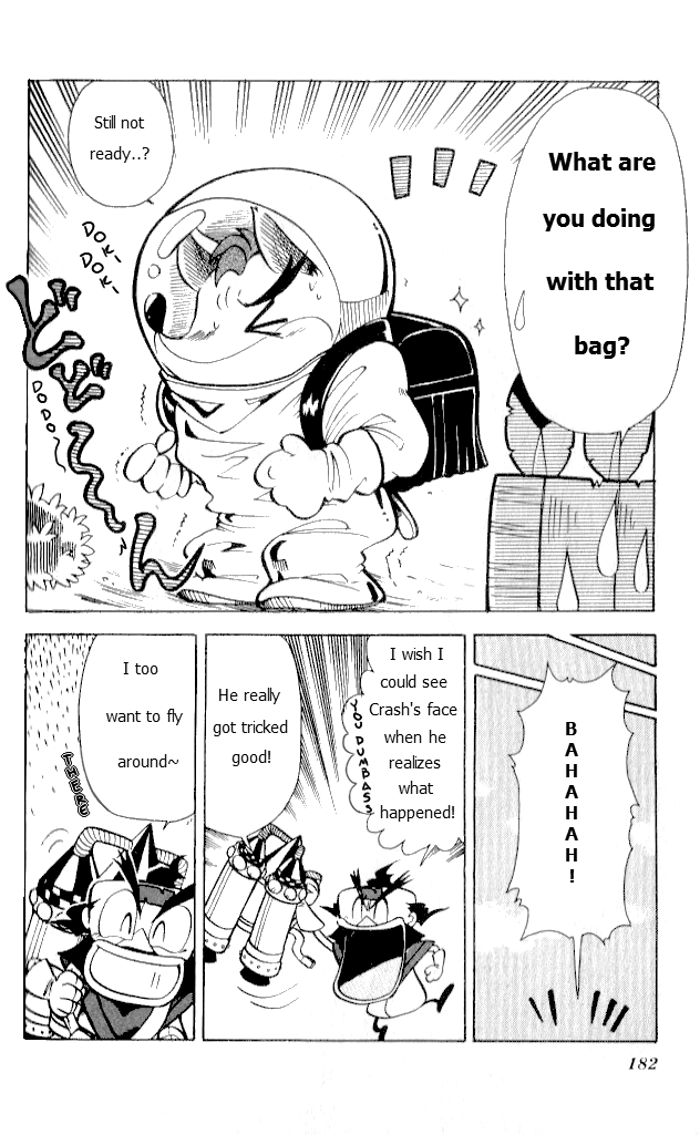 Crash Bandicoot: Dance! De Jump! Na Daibouken Chapter 14.2 page 21 - Chapter 14 v2 : Go! To Outer Space on a Jetpack!