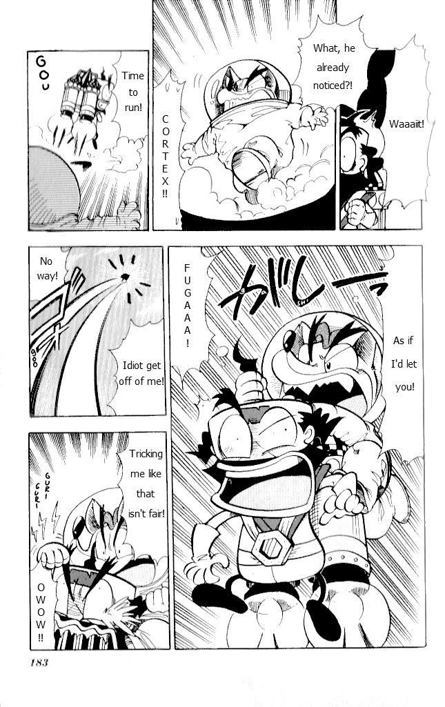 Crash Bandicoot: Dance! De Jump! Na Daibouken Chapter 14.2 page 22 - Chapter 14 v2 : Go! To Outer Space on a Jetpack!