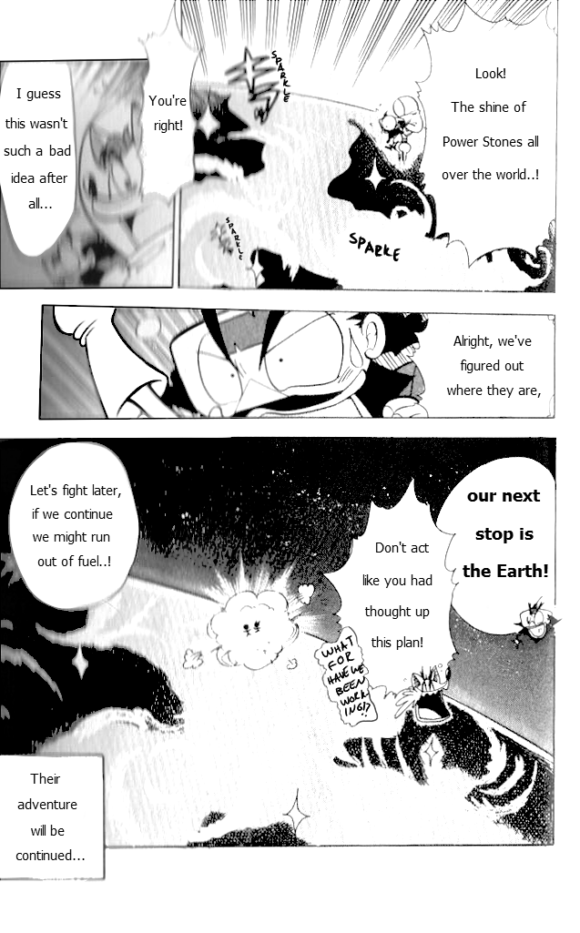 Crash Bandicoot: Dance! De Jump! Na Daibouken Chapter 14.2 page 24 - Chapter 14 v2 : Go! To Outer Space on a Jetpack!