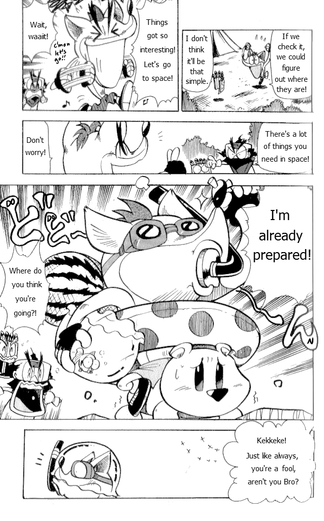 Crash Bandicoot: Dance! De Jump! Na Daibouken Chapter 14.2 page 6 - Chapter 14 v2 : Go! To Outer Space on a Jetpack!