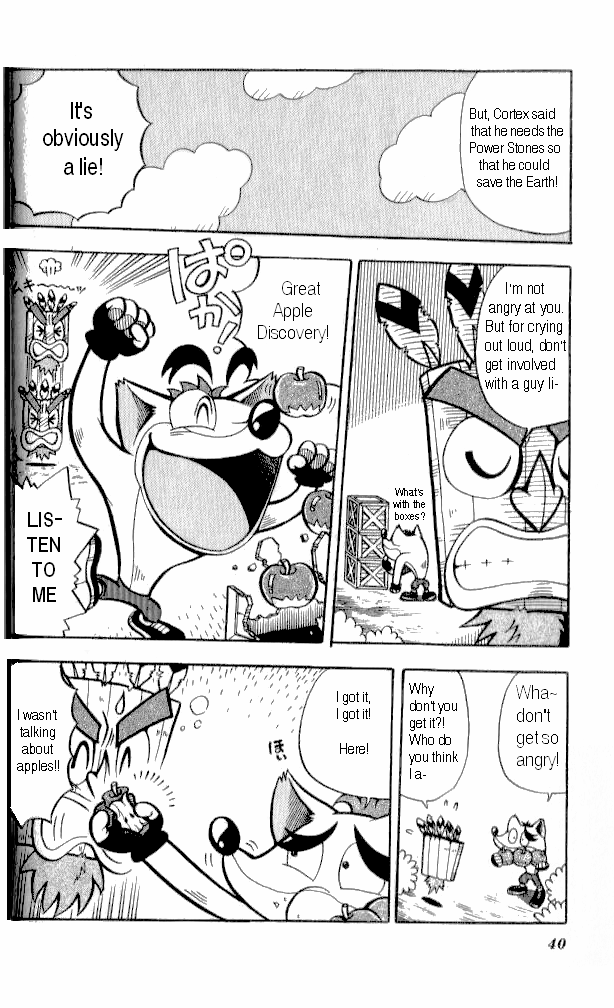 Crash Bandicoot: Dance! De Jump! Na Daibouken Chapter 2.2 page 10 - Chapter 2 v2 : Reunion with Aku Aku!