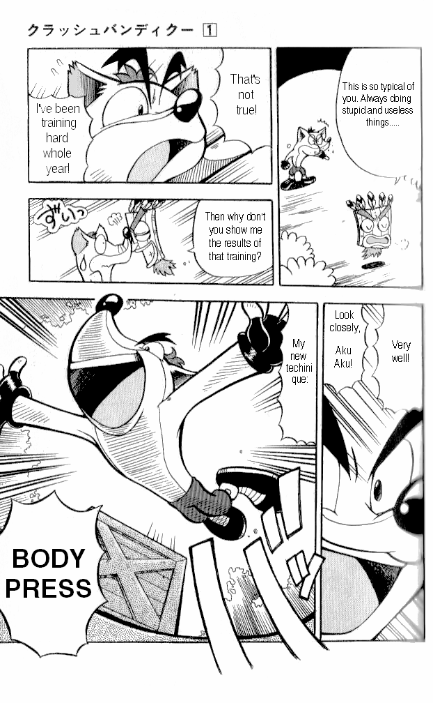 Crash Bandicoot: Dance! De Jump! Na Daibouken Chapter 2.2 page 11 - Chapter 2 v2 : Reunion with Aku Aku!
