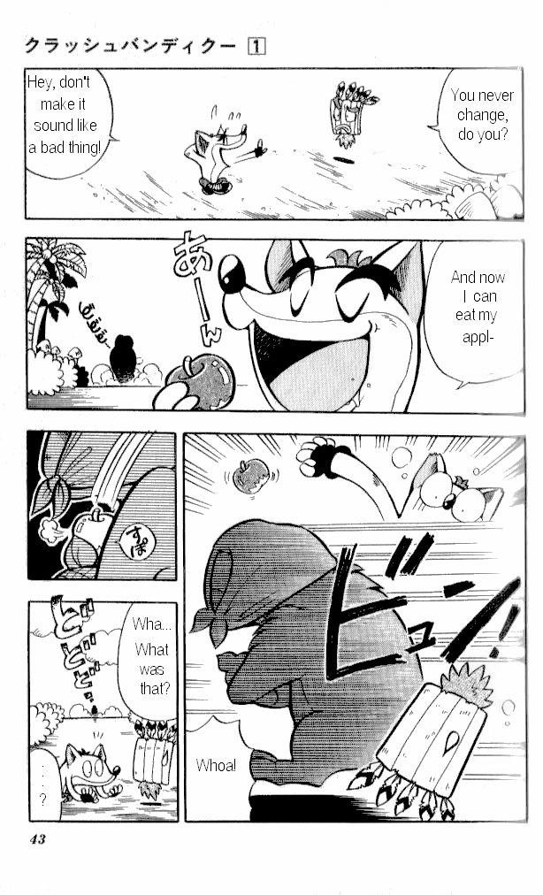 Crash Bandicoot: Dance! De Jump! Na Daibouken Chapter 2.2 page 13 - Chapter 2 v2 : Reunion with Aku Aku!