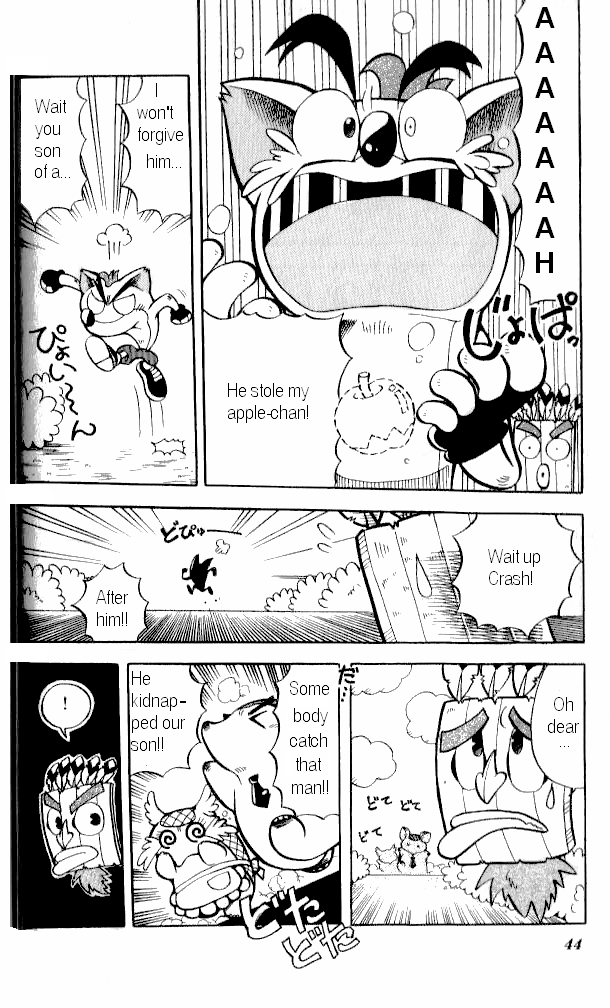 Crash Bandicoot: Dance! De Jump! Na Daibouken Chapter 2.2 page 14 - Chapter 2 v2 : Reunion with Aku Aku!