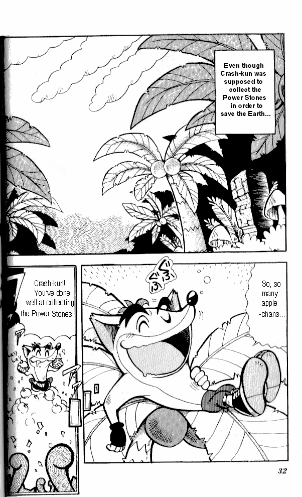 Crash Bandicoot: Dance! De Jump! Na Daibouken Chapter 2.2 page 2 - Chapter 2 v2 : Reunion with Aku Aku!