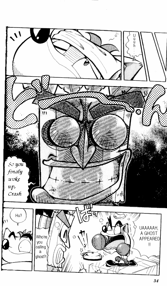 Crash Bandicoot: Dance! De Jump! Na Daibouken Chapter 2.2 page 4 - Chapter 2 v2 : Reunion with Aku Aku!