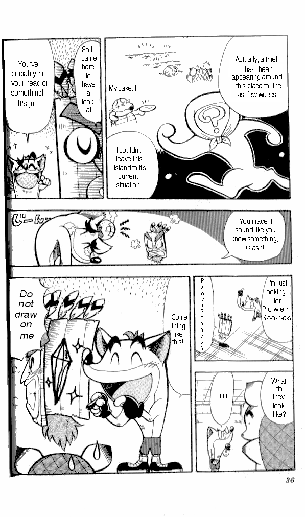 Crash Bandicoot: Dance! De Jump! Na Daibouken Chapter 2.2 page 6 - Chapter 2 v2 : Reunion with Aku Aku!