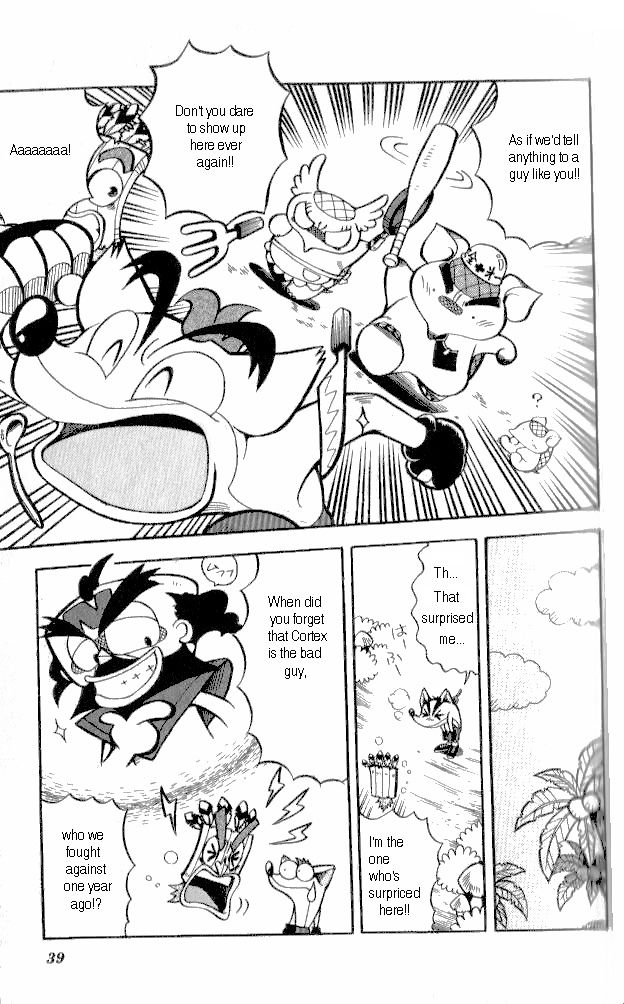 Crash Bandicoot: Dance! De Jump! Na Daibouken Chapter 2.2 page 9 - Chapter 2 v2 : Reunion with Aku Aku!