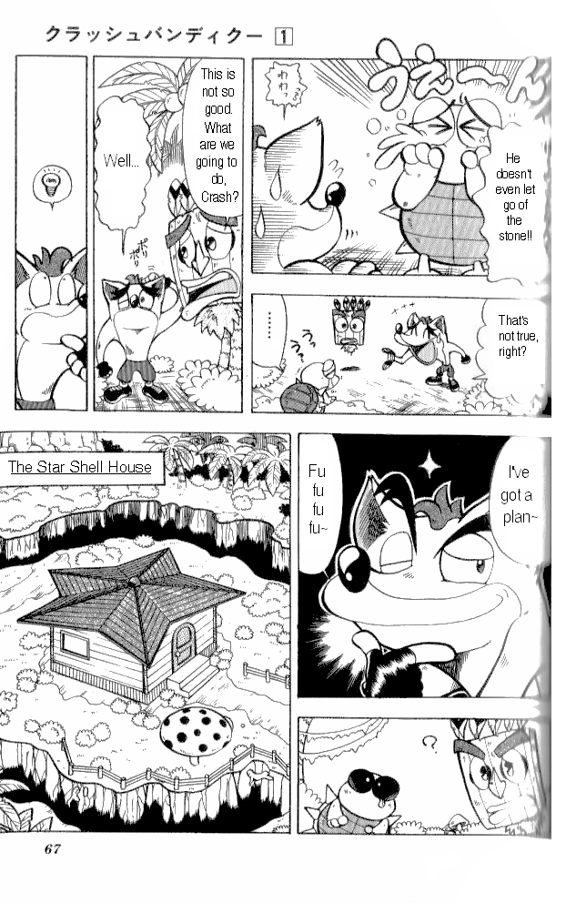 Crash Bandicoot: Dance! De Jump! Na Daibouken Chapter 3.2 page 11 - Chapter 3 v2 : Get them! The Power Stones!