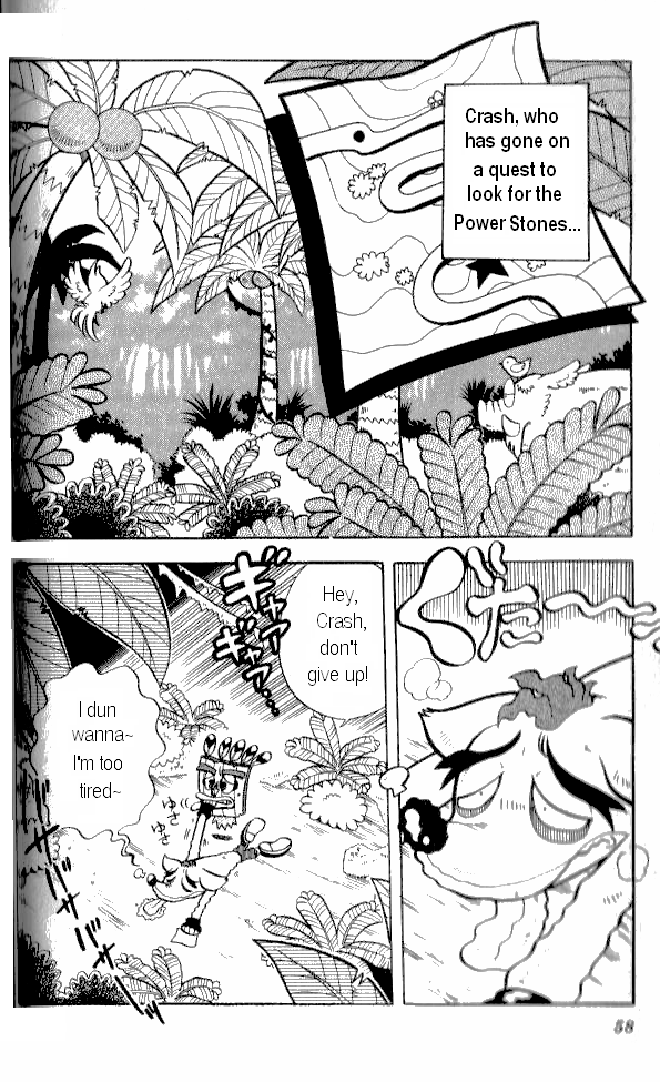 Crash Bandicoot: Dance! De Jump! Na Daibouken Chapter 3.2 page 2 - Chapter 3 v2 : Get them! The Power Stones!