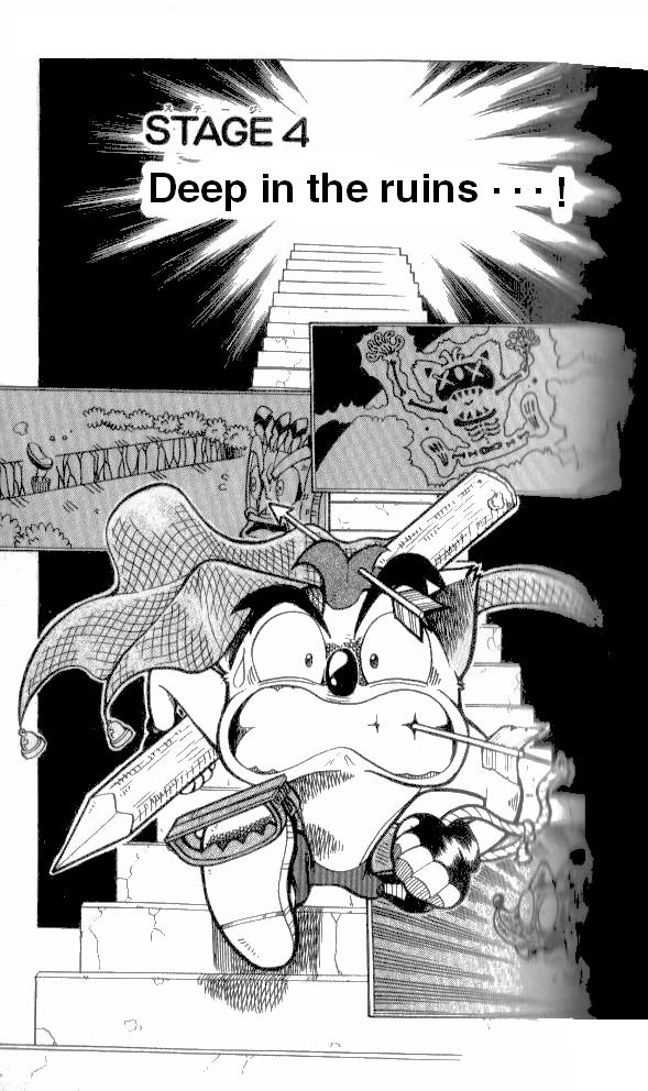 Crash Bandicoot: Dance! De Jump! Na Daibouken Chapter 4.2 page 1 - Chapter 4 v2 : Deep in the Ruins...!