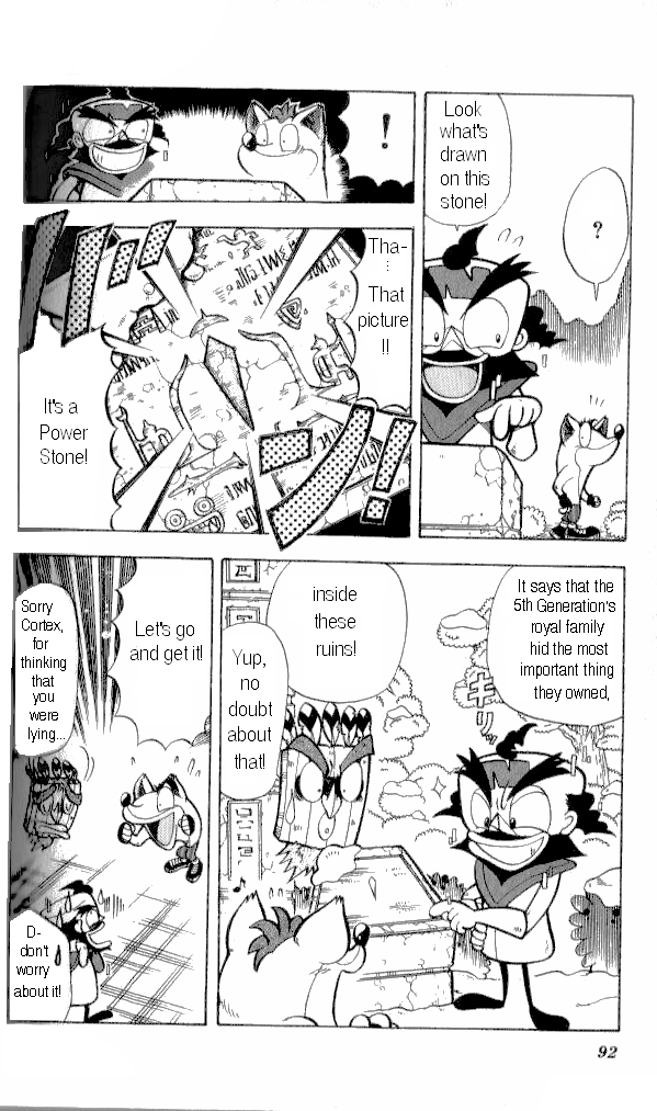 Crash Bandicoot: Dance! De Jump! Na Daibouken Chapter 4.2 page 10 - Chapter 4 v2 : Deep in the Ruins...!