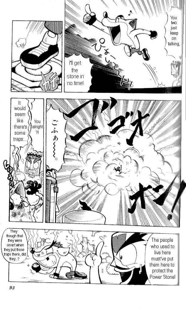 Crash Bandicoot: Dance! De Jump! Na Daibouken Chapter 4.2 page 11 - Chapter 4 v2 : Deep in the Ruins...!