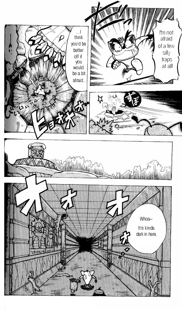 Crash Bandicoot: Dance! De Jump! Na Daibouken Chapter 4.2 page 12 - Chapter 4 v2 : Deep in the Ruins...!