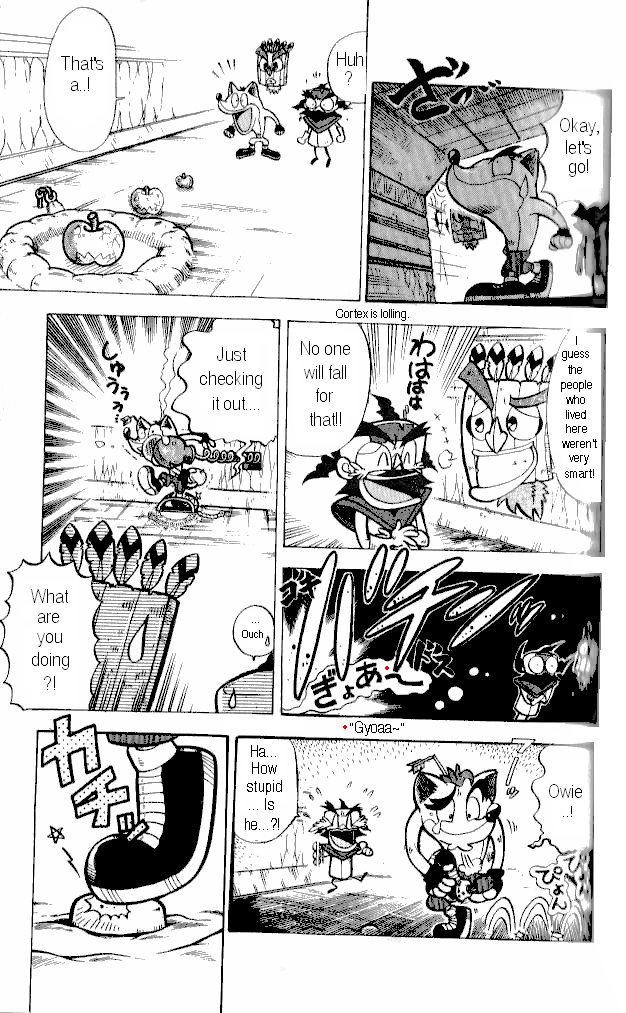 Crash Bandicoot: Dance! De Jump! Na Daibouken Chapter 4.2 page 13 - Chapter 4 v2 : Deep in the Ruins...!