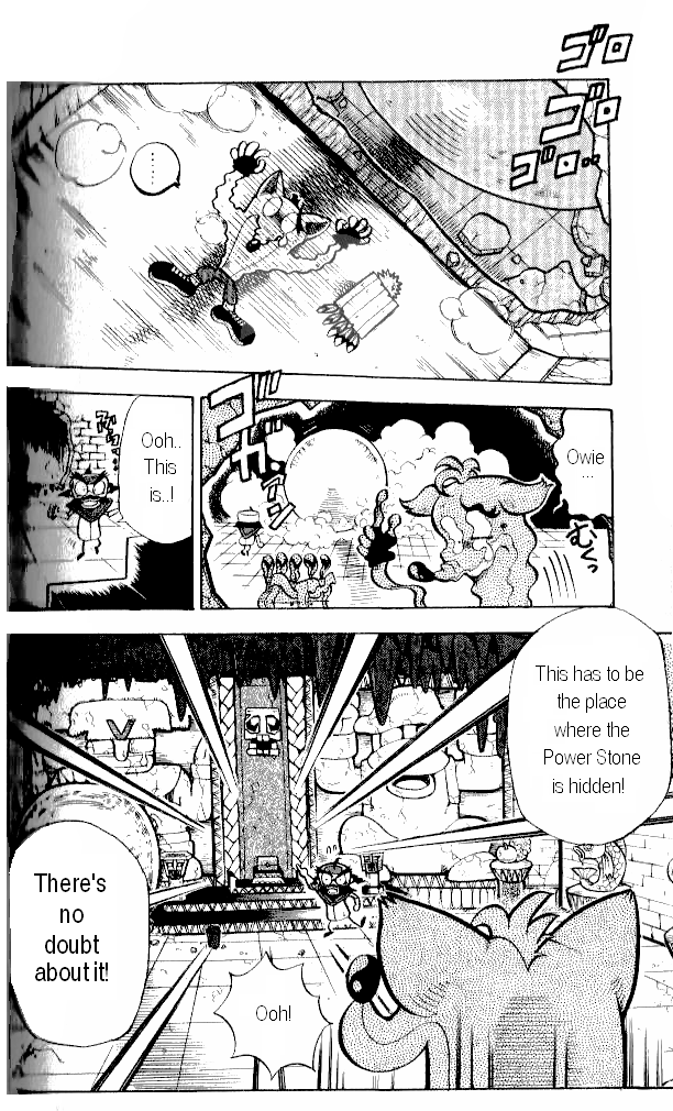 Crash Bandicoot: Dance! De Jump! Na Daibouken Chapter 4.2 page 20 - Chapter 4 v2 : Deep in the Ruins...!