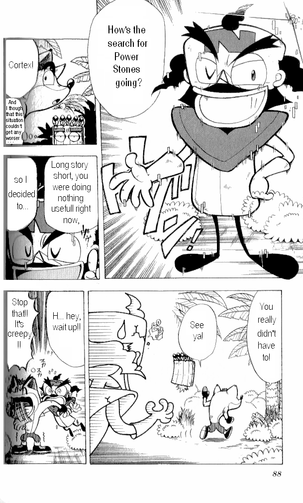 Crash Bandicoot: Dance! De Jump! Na Daibouken Chapter 4.2 page 6 - Chapter 4 v2 : Deep in the Ruins...!