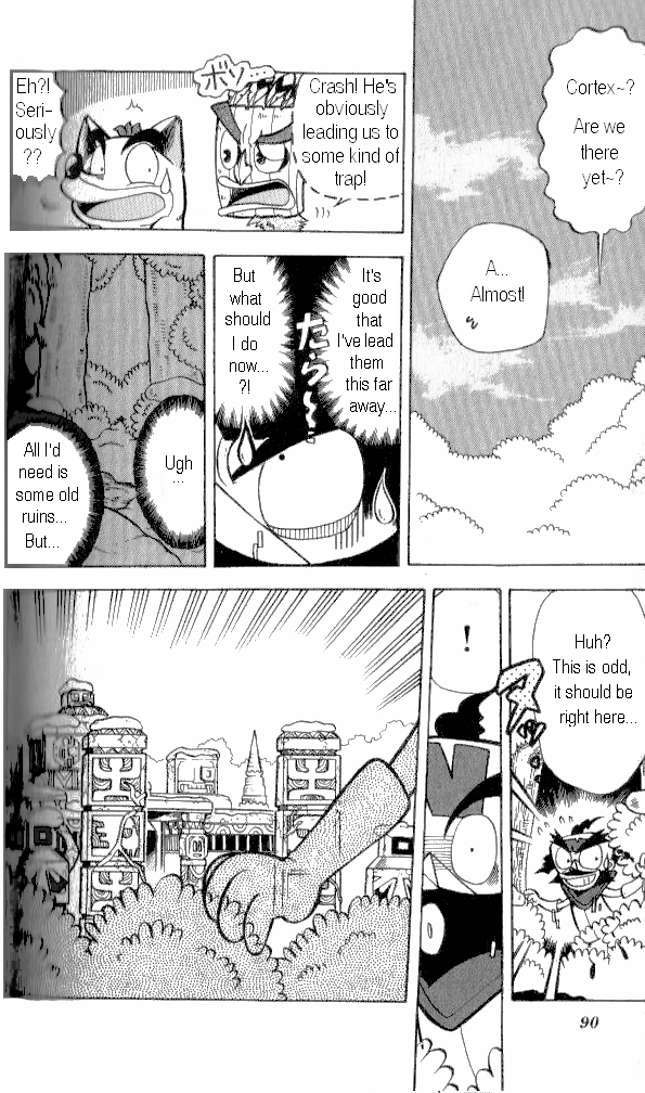 Crash Bandicoot: Dance! De Jump! Na Daibouken Chapter 4.2 page 8 - Chapter 4 v2 : Deep in the Ruins...!