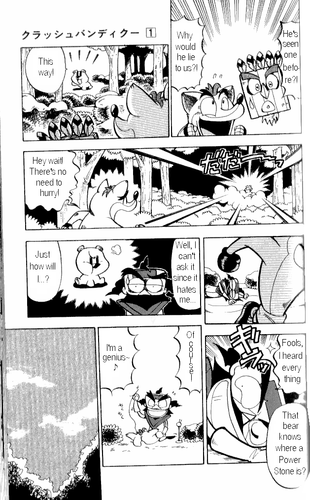 Crash Bandicoot: Dance! De Jump! Na Daibouken Chapter 7.2 page 9 - Chapter 7 v2 : Panic at the Snow Mountain