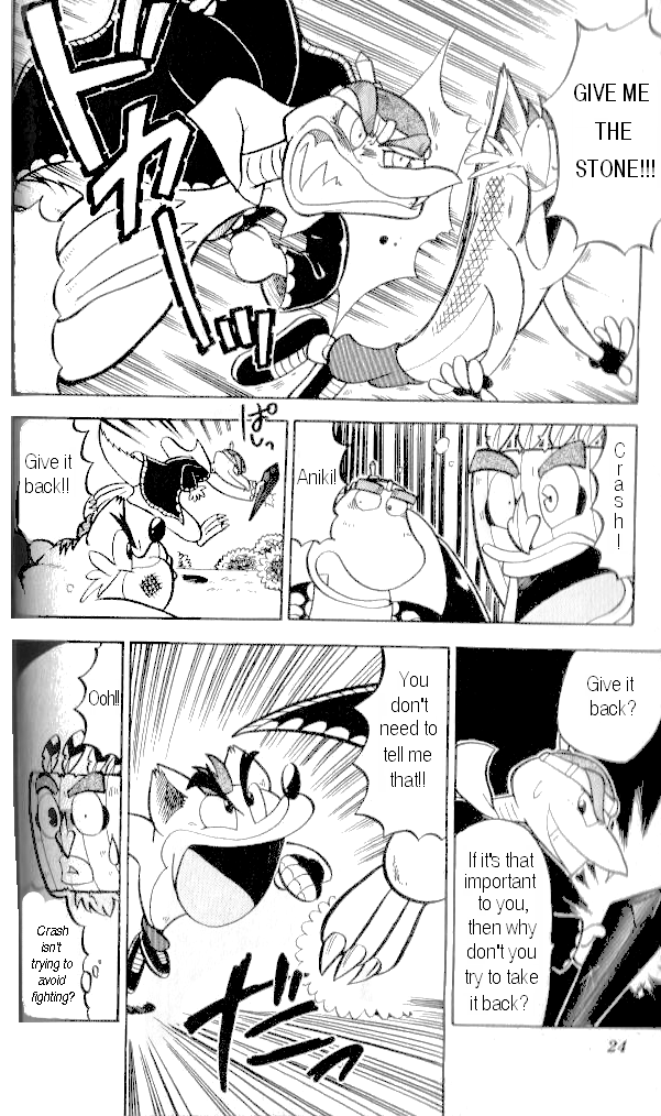 Crash Bandicoot: Dance! De Jump! Na Daibouken Chapter 8.2 page 18 - Chapter 8 v2 : Duel! Enter the Komodo Bros!