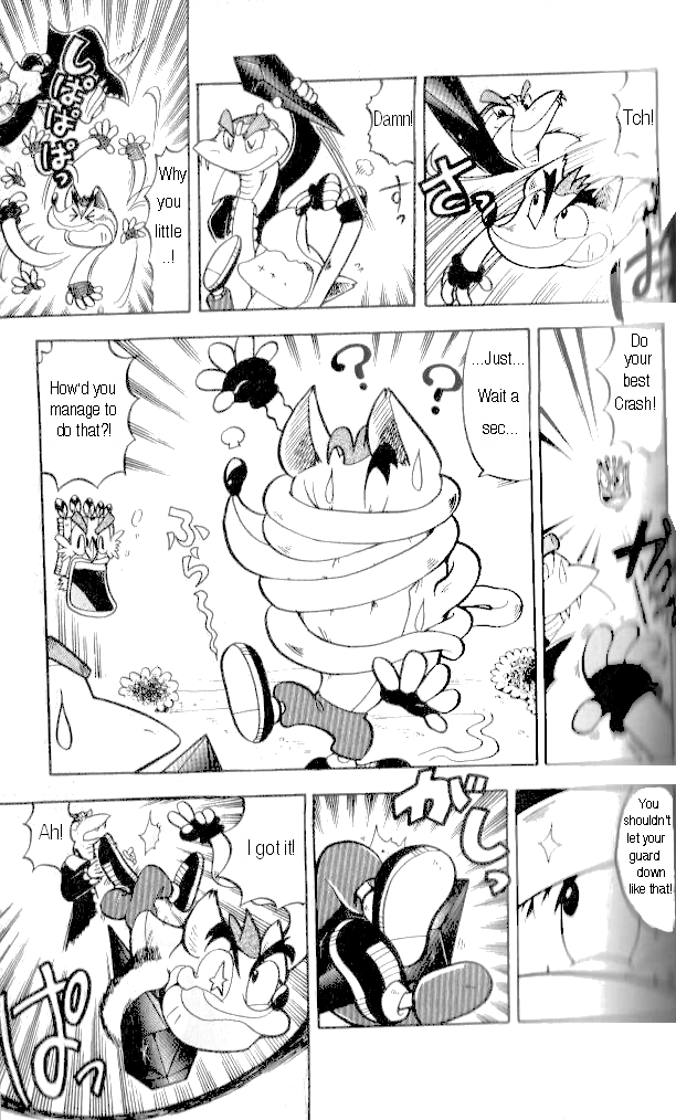 Crash Bandicoot: Dance! De Jump! Na Daibouken Chapter 8.2 page 19 - Chapter 8 v2 : Duel! Enter the Komodo Bros!