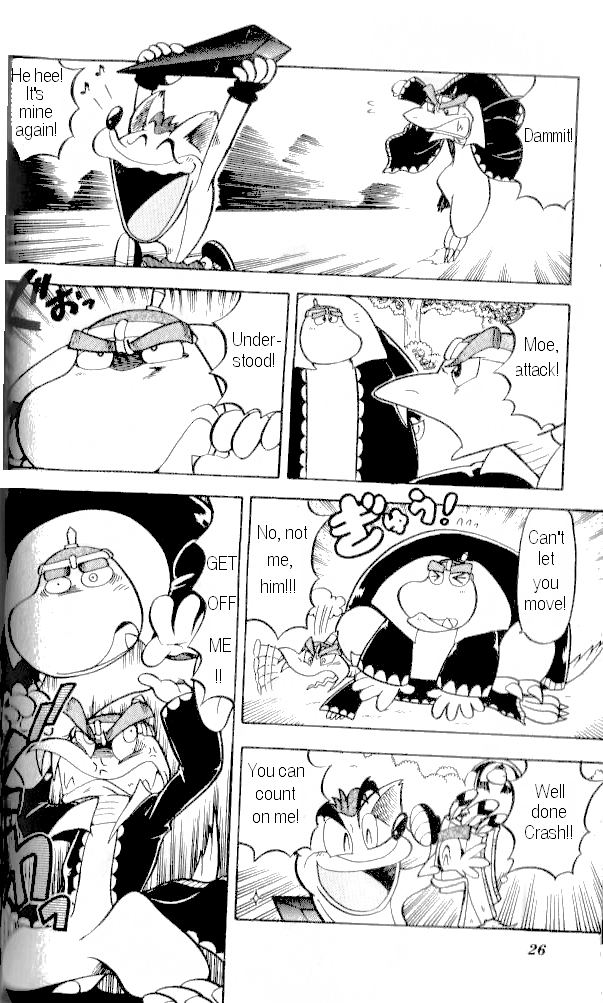 Crash Bandicoot: Dance! De Jump! Na Daibouken Chapter 8.2 page 20 - Chapter 8 v2 : Duel! Enter the Komodo Bros!