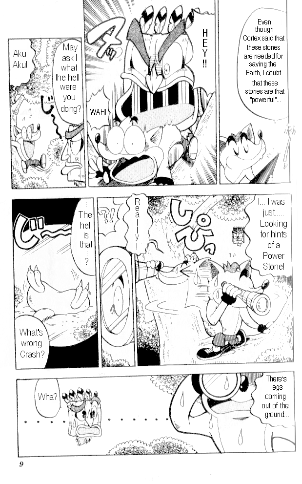 Crash Bandicoot: Dance! De Jump! Na Daibouken Chapter 8.2 page 3 - Chapter 8 v2 : Duel! Enter the Komodo Bros!