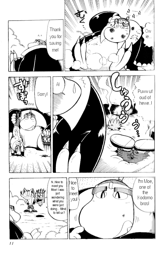 Crash Bandicoot: Dance! De Jump! Na Daibouken Chapter 8.2 page 5 - Chapter 8 v2 : Duel! Enter the Komodo Bros!