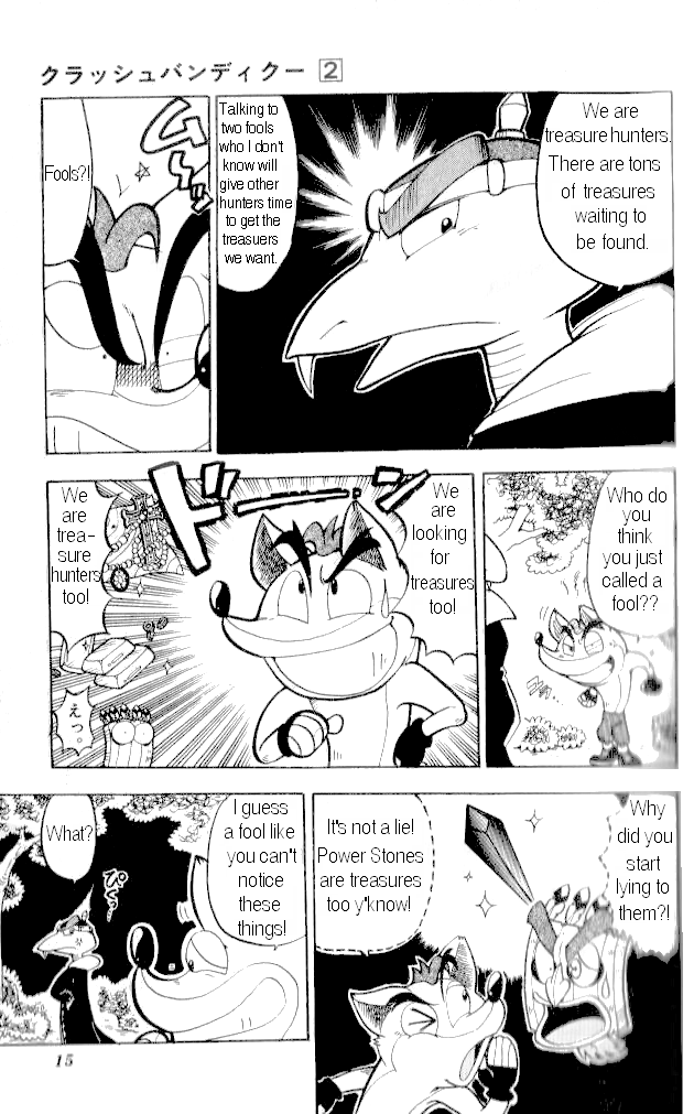 Crash Bandicoot: Dance! De Jump! Na Daibouken Chapter 8.2 page 9 - Chapter 8 v2 : Duel! Enter the Komodo Bros!