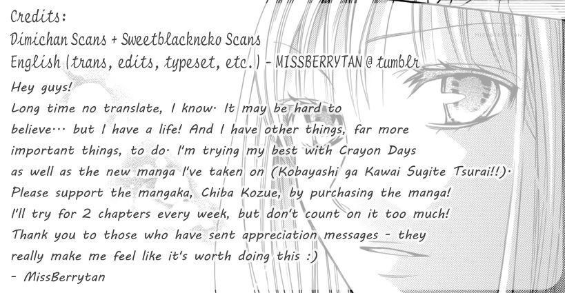 Crayon Days - Daikirai na Aitsu Chapter 17 page 27 - Chapter 17