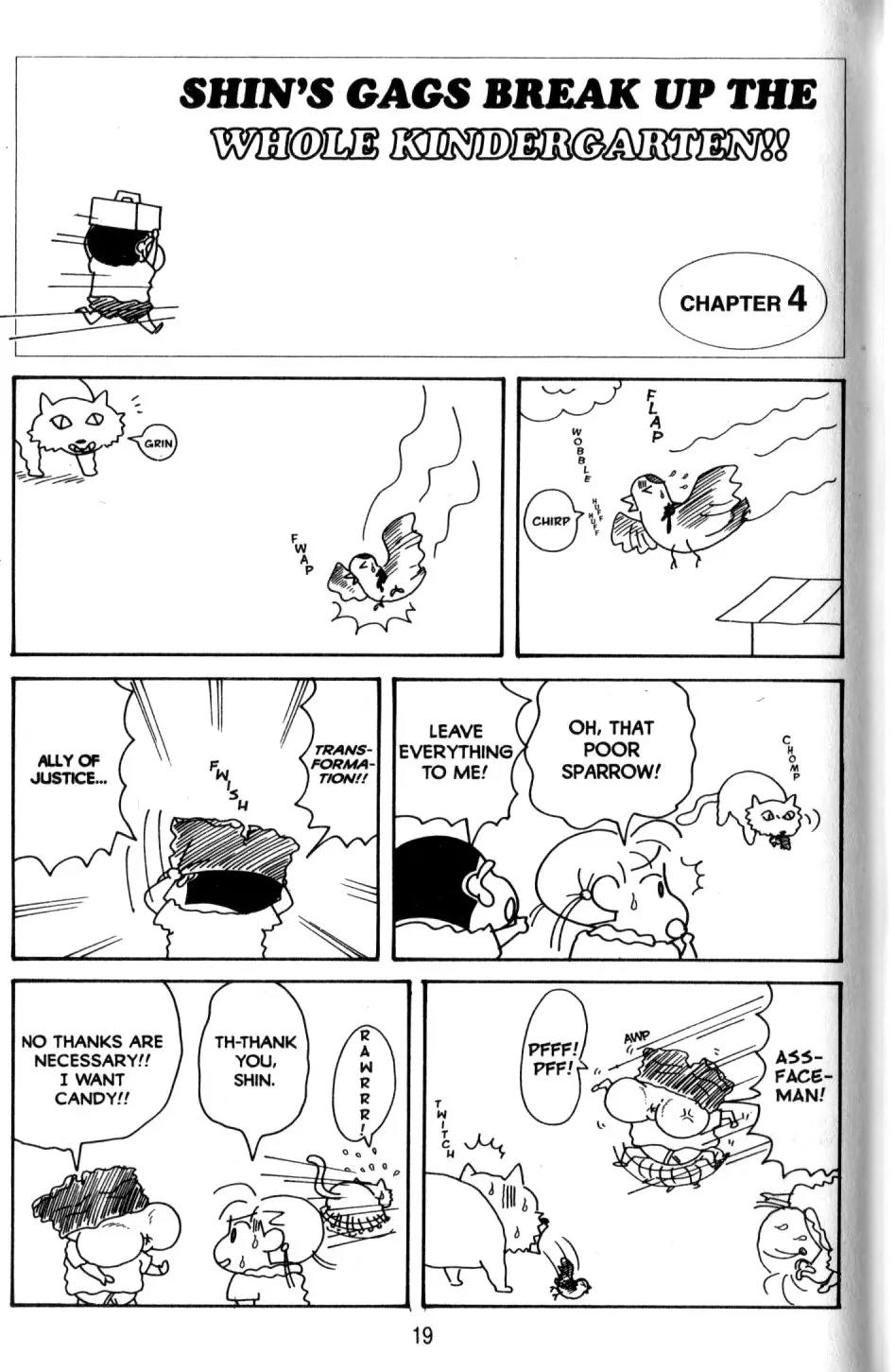 Crayon Shin-chan Chapter 10.1 page 11 - Vol.10 Chapter 1: Shin's Gags Break up the Whole kindergarten!!
