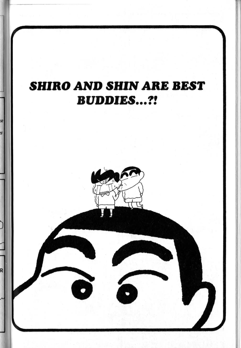 Crayon Shin-chan Chapter 10.3 page 1 - Vol.10 Chapter 3: Shiro and Shin are Best buddies..?!