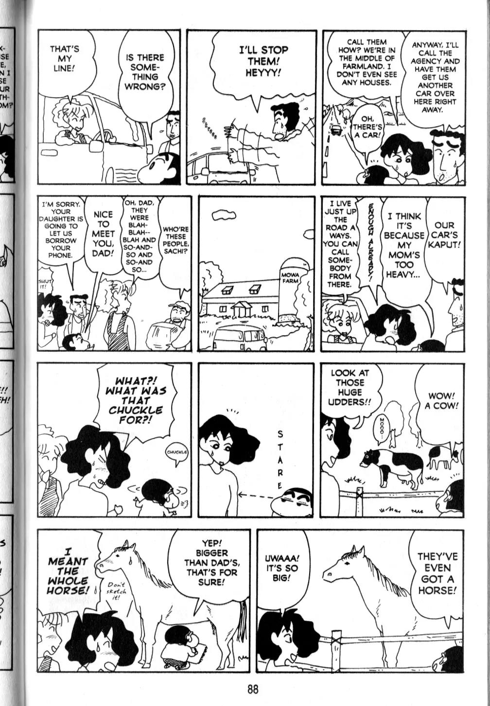 Crayon Shin-chan Chapter 10.3 page 15 - Vol.10 Chapter 3: Shiro and Shin are Best buddies..?!