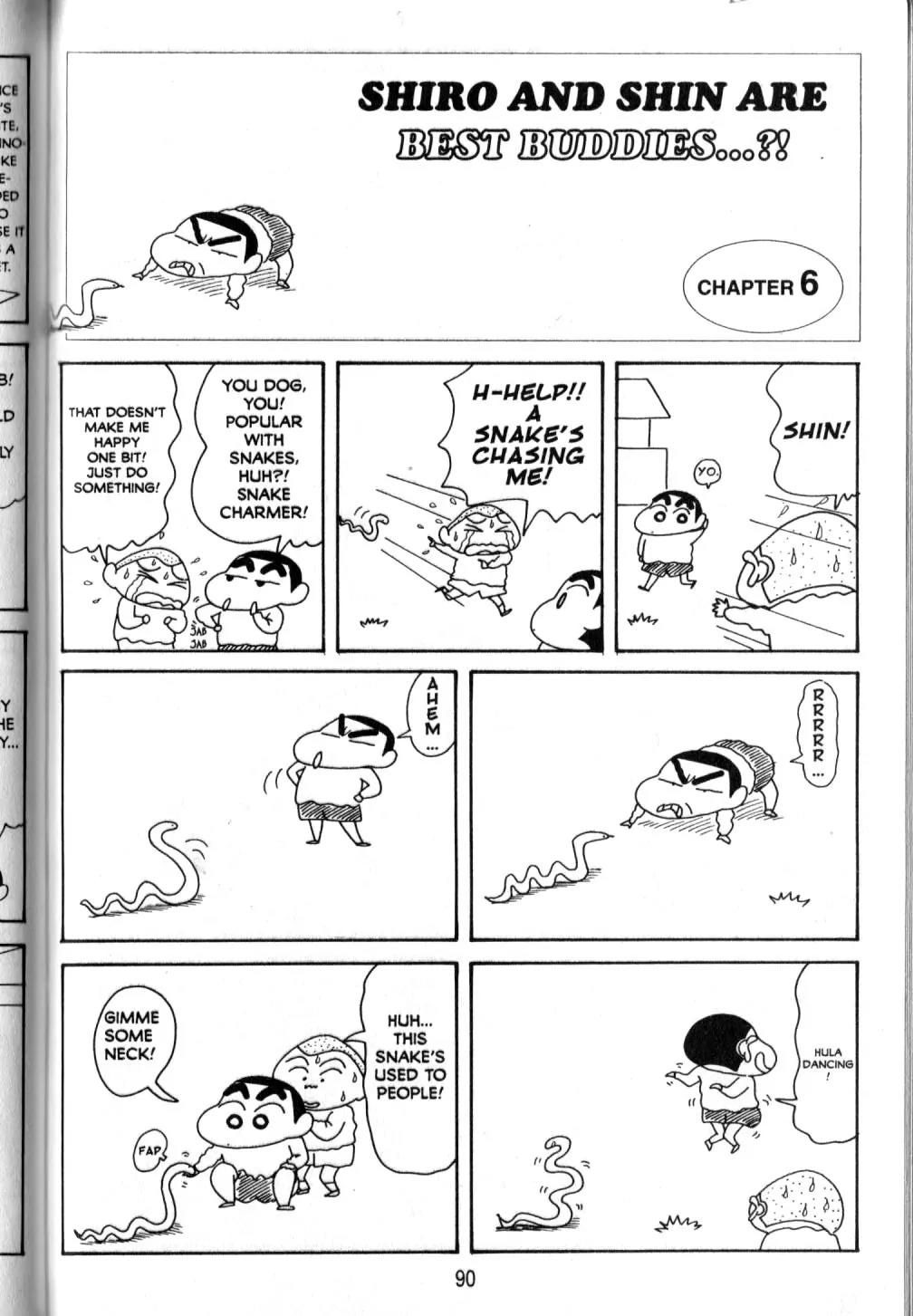 Crayon Shin-chan Chapter 10.3 page 17 - Vol.10 Chapter 3: Shiro and Shin are Best buddies..?!