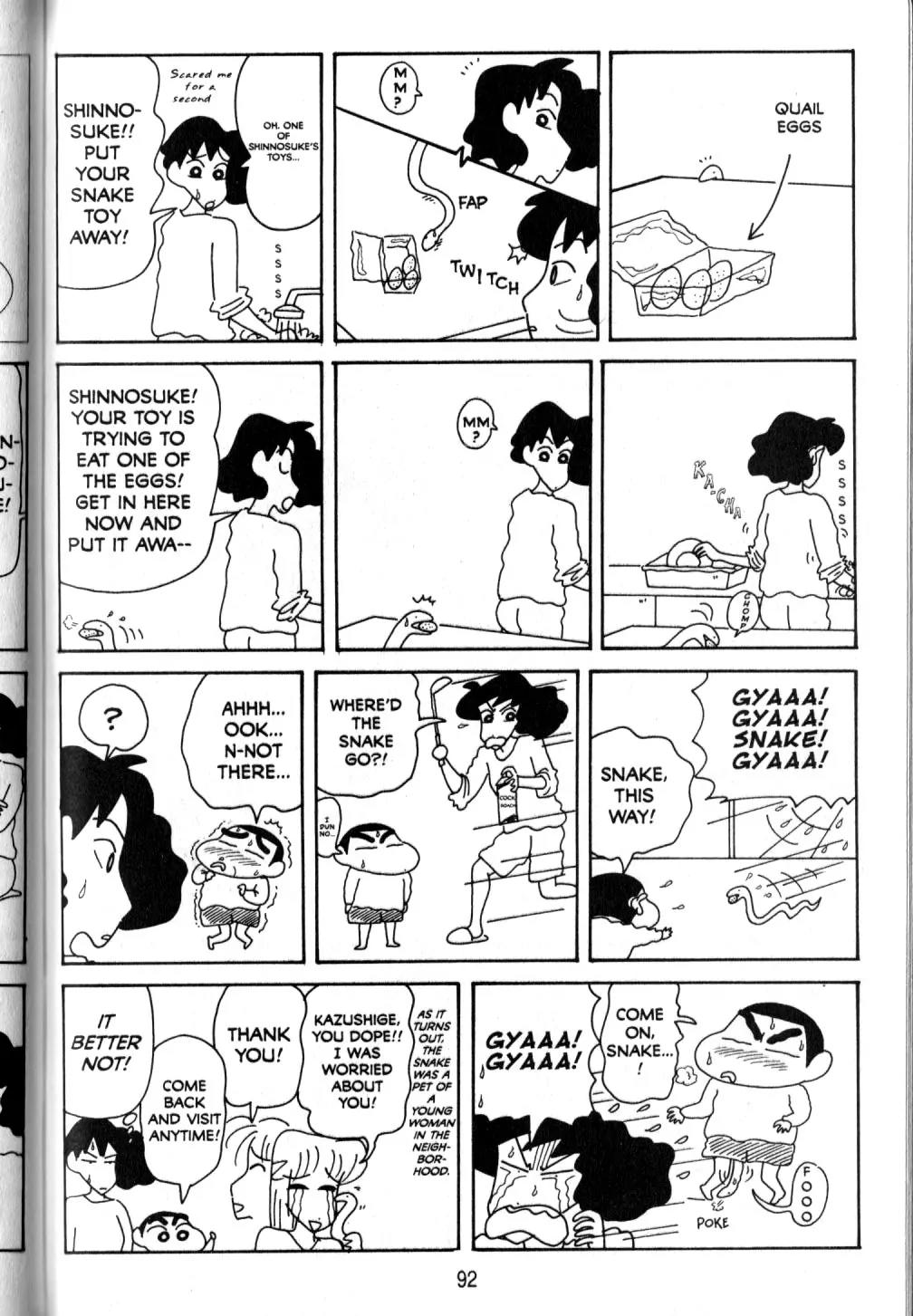 Crayon Shin-chan Chapter 10.3 page 19 - Vol.10 Chapter 3: Shiro and Shin are Best buddies..?!