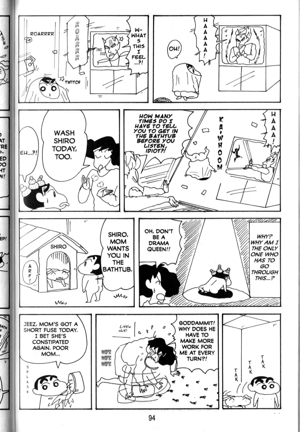 Crayon Shin-chan Chapter 10.3 page 21 - Vol.10 Chapter 3: Shiro and Shin are Best buddies..?!