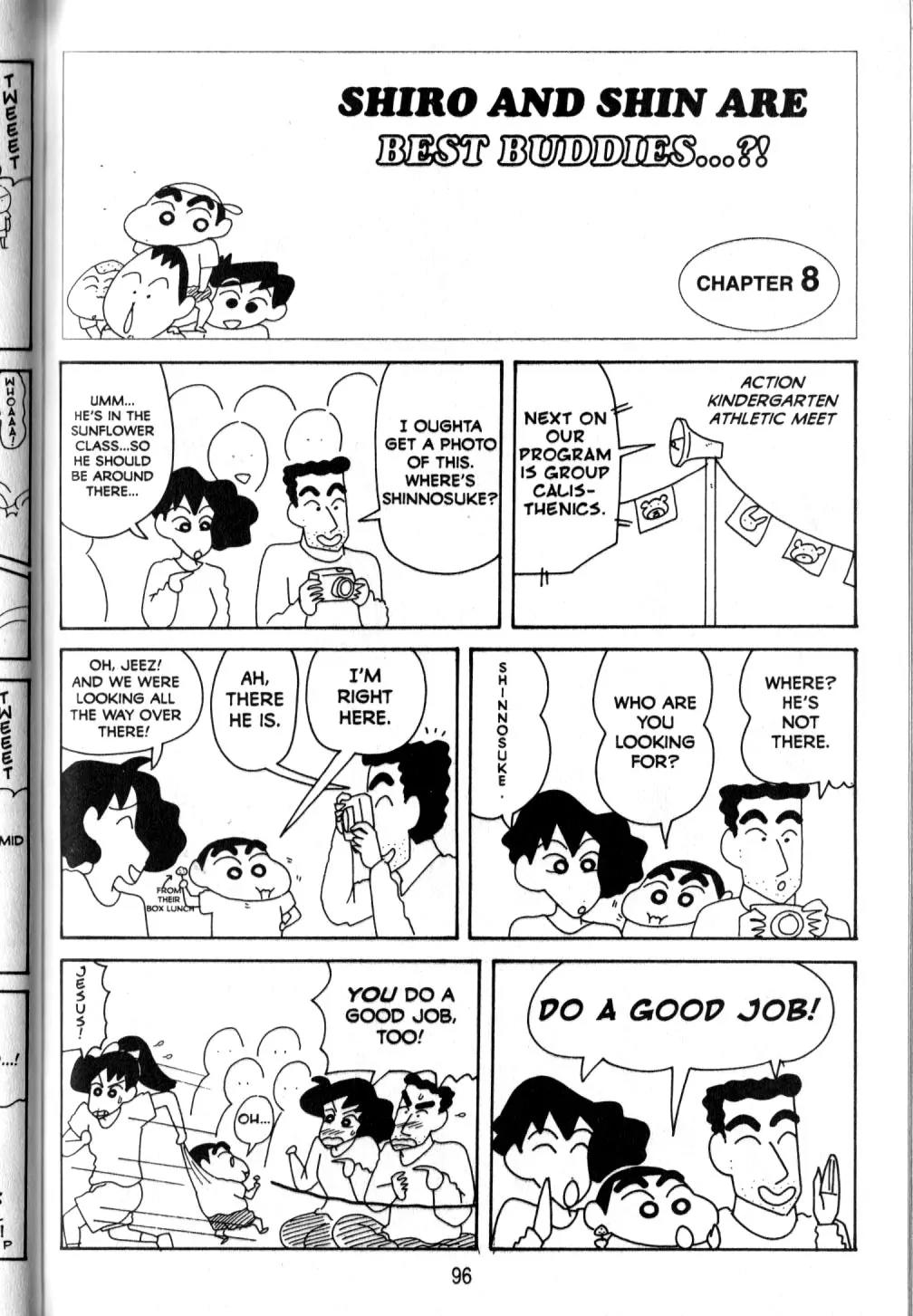 Crayon Shin-chan Chapter 10.3 page 23 - Vol.10 Chapter 3: Shiro and Shin are Best buddies..?!