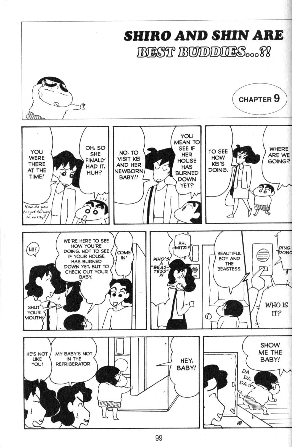 Crayon Shin-chan Chapter 10.3 page 26 - Vol.10 Chapter 3: Shiro and Shin are Best buddies..?!
