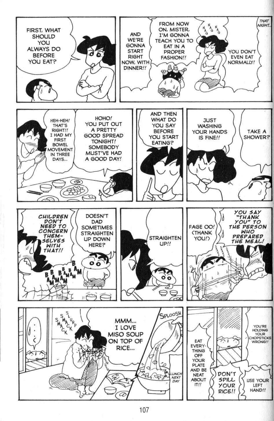 Crayon Shin-chan Chapter 10.3 page 34 - Vol.10 Chapter 3: Shiro and Shin are Best buddies..?!