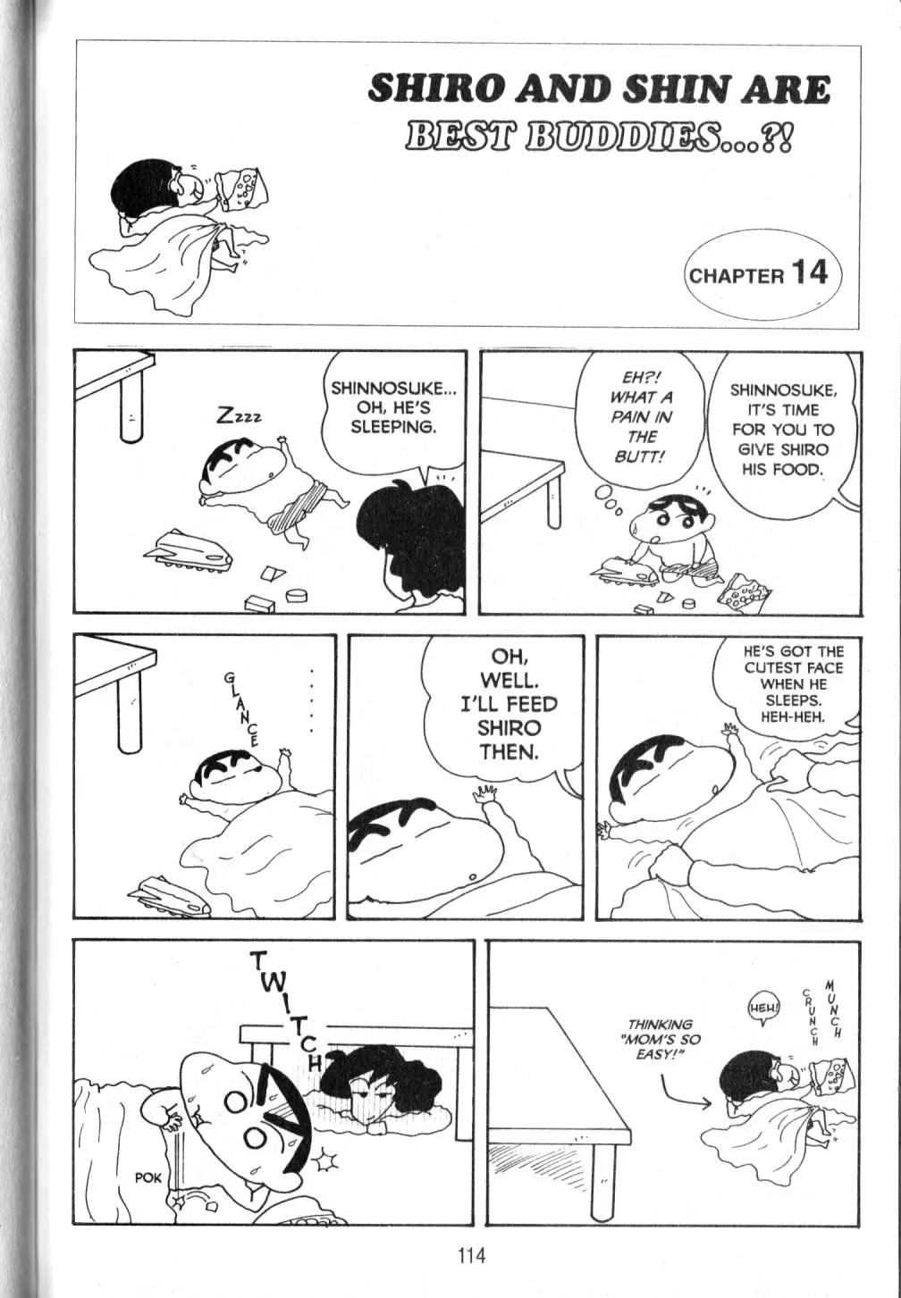 Crayon Shin-chan Chapter 10.3 page 41 - Vol.10 Chapter 3: Shiro and Shin are Best buddies..?!