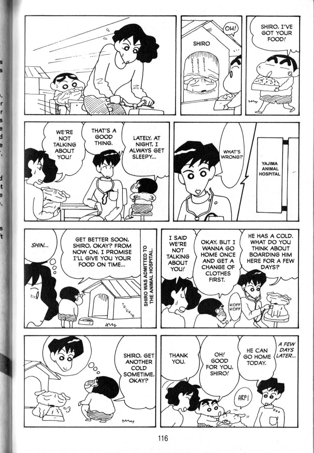 Crayon Shin-chan Chapter 10.3 page 43 - Vol.10 Chapter 3: Shiro and Shin are Best buddies..?!